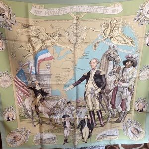 Brand New Hermès 100% Silk Scarf